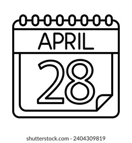 April Icon Design For Personal And Commercial Use