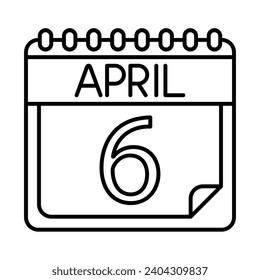 April Icon Design For Personal And Commercial Use