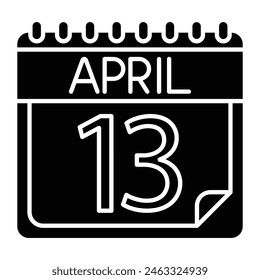 April Icon Design For Personal And Commercial Use