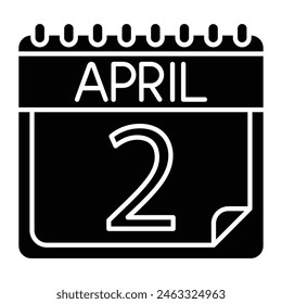 April Icon Design For Personal And Commercial Use