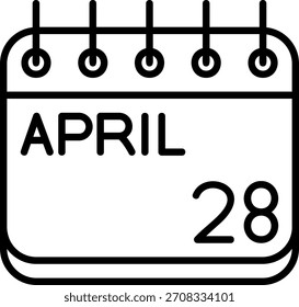Ícone De abril Para O Seu Projeto