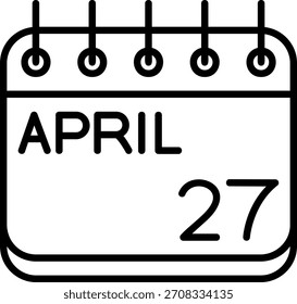 Ícone De abril Para O Seu Projeto