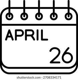 Ícone De abril Para O Seu Projeto