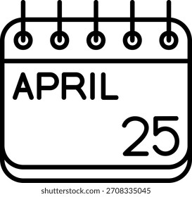 Ícone De abril Para O Seu Projeto