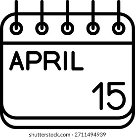 Ícone De abril Para O Seu Projeto