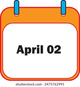 April Month 02 | Date Icon