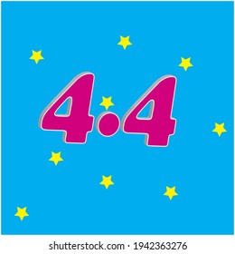 APRIL PROMOTION MONTH VECTOR BLUE