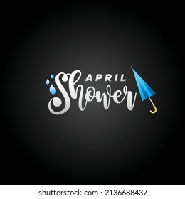 April-Vektorbanner-Design