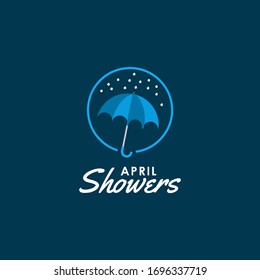 April Shower Vector Design Illsutration For Celebrate Moment