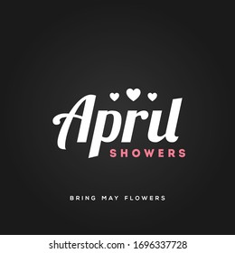 April Shower Vector Design Illsutration For Celebrate Moment