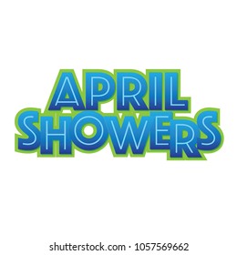 April Showers Headline Forcast Monthly Logo