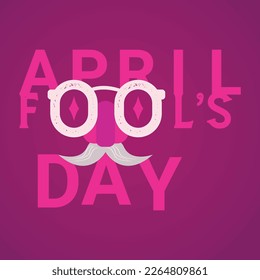 Aprils Fool's Day with vector design.