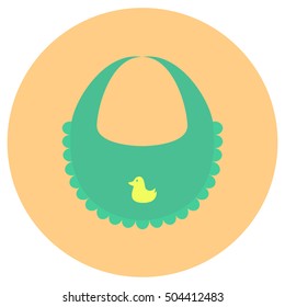 Apron baby icon in trendy flat style isolated on grey background. Baby symbol for your design, logo, UI. Vector illustration, EPS10.
