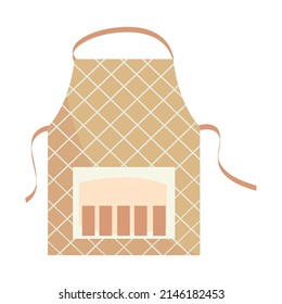 apron for cooking icon isolated