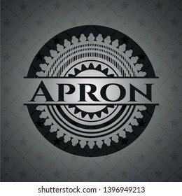 Apron dark emblem. Retro. Vector Illustration. Detailed.