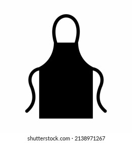 Apron flat style vector icon