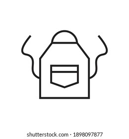 Apron icon design isolated on white background. vector illustration