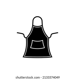 Apron icon design template vector isolated illustration
