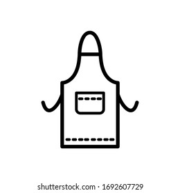 apron icon design vector template