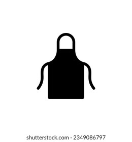 Apron icon flat vector illustration