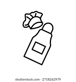 Ícone de apron ilustração vetor modelo de design