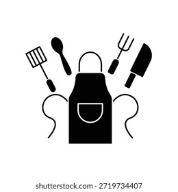 Apron icon illustration vector design template