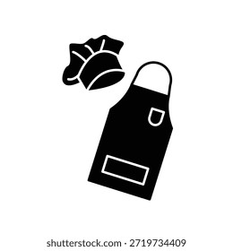 Apron icon illustration vector design template