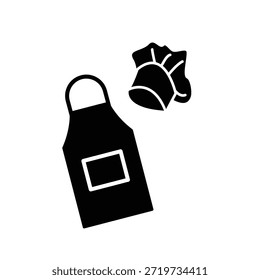 Apron icon illustration vector design template