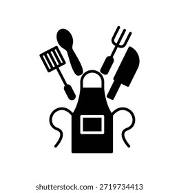 Ícone de apron ilustração vetor modelo de design
