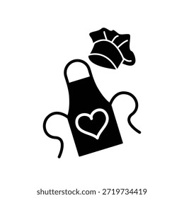 Apron icon illustration vector design template