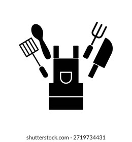 Apron icon illustration vector design template