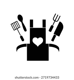 Apron icon illustration vector design template