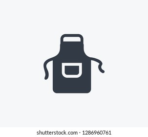 Apron icon isolated on clean background. Apron icon concept drawing icon in modern style. Vector illustration for your web mobile logo app UI design.