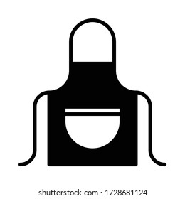 apron icon kitchen restaurant vector