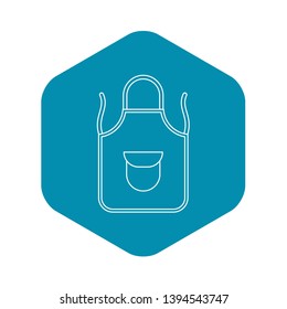 Apron icon. Outline illustration of apron vector icon for web