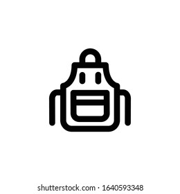 Apron Icon , Restaurant Symbol.