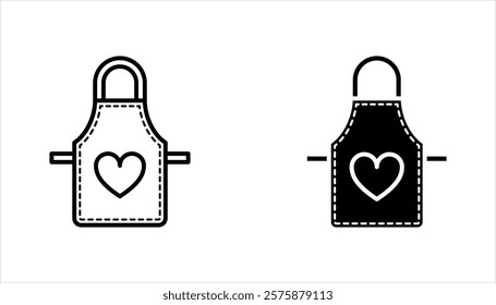 Apron icon set. Premium quality isolated element in trendy style. vector illustration on white background