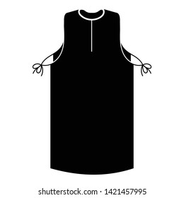 Apron icon. Simple illustration of apron vector icon for web design isolated on white background