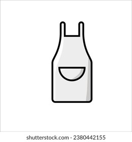 Apron icon stock vector illustration