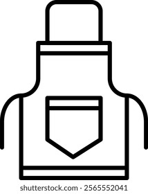 Apron Icon Symbol Art Sign