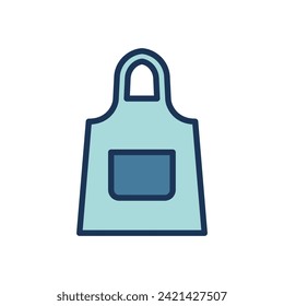 apron icon symbol vector template