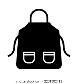 Apron icon in trendy vector design illustration