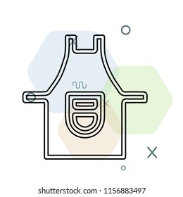 Apron icon vector can be used as png, Apron