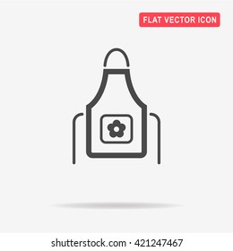 Apron icon. Vector concept illustration for design.