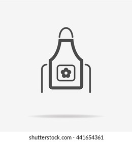 Apron icon. Vector concept illustration for design.