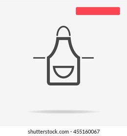 Apron icon. Vector concept illustration for design.