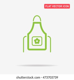 Apron icon. Vector concept illustration for design.