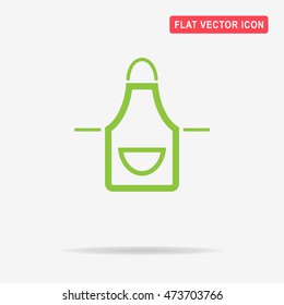 Apron icon. Vector concept illustration for design.