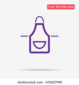 Apron icon. Vector concept illustration for design.