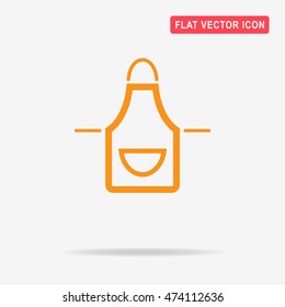 Apron icon. Vector concept illustration for design.